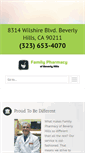 Mobile Screenshot of familypharmacybh.com